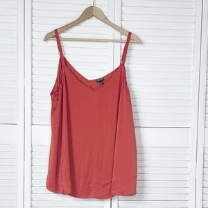 Torrid double-V satiny camisole tank
